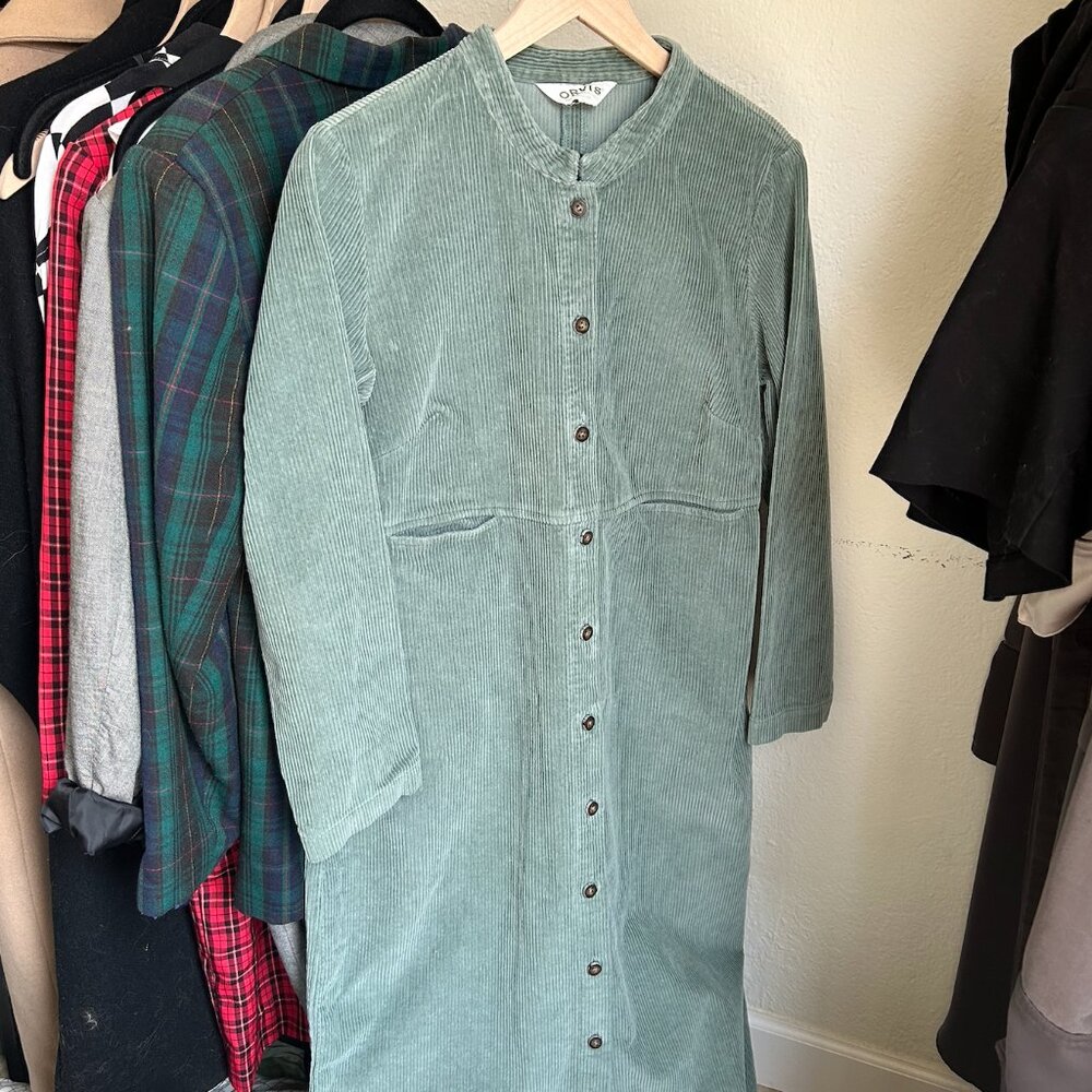 Vintage Corduroy Summer Trench